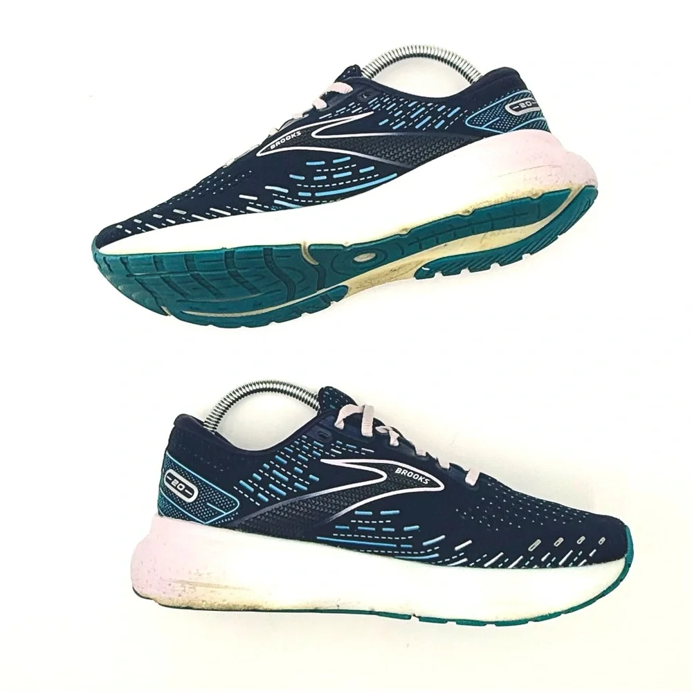 Brooks Women's Running Shoes - Navy‎ with Light Pink